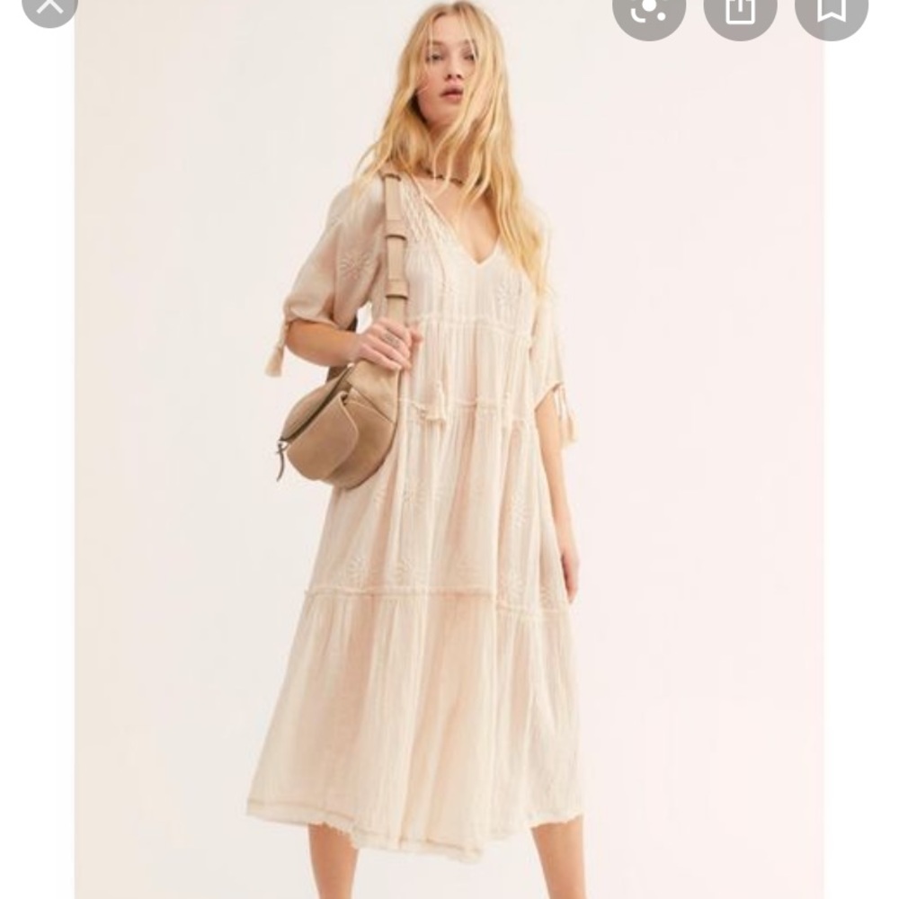 Free People Celestial Skies dress in Almond XS